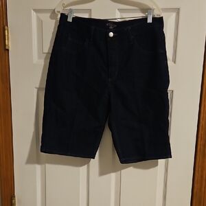 Riders By Lee Dark Wash Long Shorts
